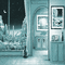 Y.A.M._Interior room background blue - Nemokamas animacinis gif animuotas GIF