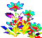 Fiori luminosi color - Gratis geanimeerde GIF geanimeerde GIF