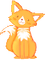 little cute fox (my art) - PNG gratuit GIF animé