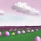 Pink Easter Eggs Grainy - ingyenes png animált GIF