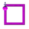 Small Magenta Frame - bezmaksas png animēts GIF