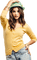 Kaz_Creations Woman Femme Yellow