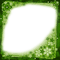 Green Flowers Frame - By KittyKatLuv65 - png grátis Gif Animado
