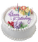 Torte, weiß, Geburtstag - ingyenes png animált GIF