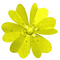 Kaz_Creations Deco Flower  Yellow - PNG gratuit GIF animé