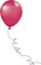 soave deco birthday balloon pink - PNG gratuit GIF animé