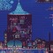 Blue 8Bit City - бесплатно png анимированный гифка