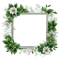 winter frame flowers - bezmaksas png animēts GIF
