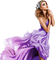 femme violette - zadarmo png animovaný GIF