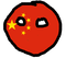 Countryballs China - безплатен png анимиран GIF