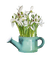Fleurs blanches.Flowers.Pot.Victoriabea - ingyenes png animált GIF