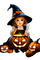 loly33 sorcière halloween - PNG gratuit GIF animé
