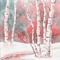 soave background animated winter forest pink