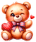 st. Valentine bear by nataliplus - PNG gratuit GIF animé