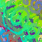 drawn by me. static swirls trippy trip psychedelic - png gratuito GIF animata