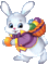 Easter.Pâques.Rabbit.Lapin.Victoriabea - Animovaný GIF zadarmo animovaný GIF