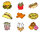 Fast Food - Bezmaksas animēts GIF animēts GIF