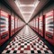 Red Vending Machine Corridor - png gratis GIF animasi