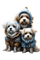 chien hiver - besplatni png animirani GIF
