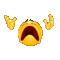 crumbling crying emoji face - GIF animé gratuit GIF animé