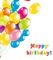 image encre happy birthday balloons edited by me - δωρεάν png κινούμενο GIF