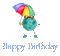 Happy Birthday - GIF animado gratis GIF animado