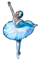 Rena Ballerin blue Ballett Dance Swan - Free PNG Animated GIF