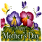 happy mothers day Deco text - PNG gratuit GIF animé