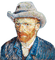 Rena van Gogh Selbstbildnis Gemälde Art Mann - zadarmo png animovaný GIF