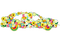 minou-floral-car - ücretsiz png animasyonlu GIF