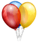 Tube ballons - png gratuito GIF animata