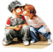boy and girl - nemokama png animuotas GIF