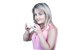 Frau mit Kaffee - gratis png geanimeerde GIF