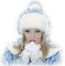 chantalmi hiver winter femme woman - gratis png animerad GIF
