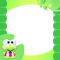 Keroppi | Green Frog Frame | Sanrio Character - Ücretsiz animasyonlu GIF