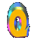 3d letter q - Bezmaksas animēts GIF animēts GIF