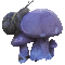 mushroom w snail - GIF animado gratis GIF animado