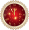 Kaz_Creations Christmas Deco  New Year Clock - PNG gratuit GIF animé