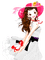 Pretty Spring girl - 免费PNG 动画 GIF