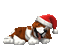 спящая собака - Animovaný GIF zadarmo