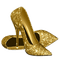 Fashion.Shoes.Chaussures.Gold.Victoriabea - PNG gratuit GIF animé