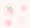 Strawberry bubble background - GIF animé gratuit GIF animé