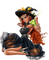 halloween witch - png gratuito GIF animata