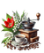 Spring Coffee - png gratis GIF animasi