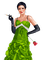 Woman with a cigarette and a rose. Leila - gratis png animerad GIF