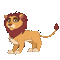 Lion Alpha - GIF animado grátis Gif Animado