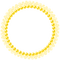 Yellow Pearls Frame - ilmainen png animoitu GIF