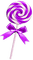 Christmas.Lollipop.White.Purple - Free PNG Animated GIF