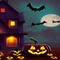 Scary Halloween Home - gratis png animeret GIF