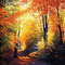 autumn bg forest automne gif fond